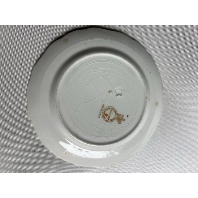 Late 19th Century Late 19th Century John Maddock & Sons Majestic Multicolored Smooth "Imperfect" Bread Plates - Set of 4 For Sale - Image 5 of 10