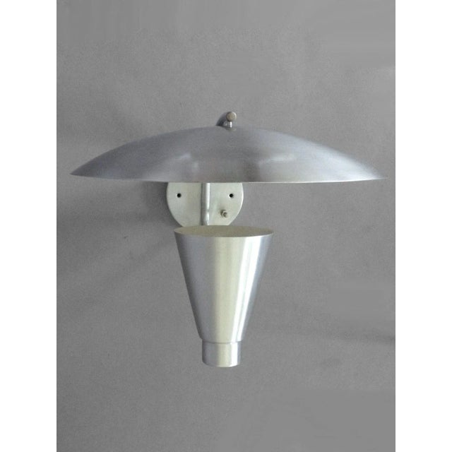 Gotham Lighting Aluminum Cone with Deflector Wall Sconce For Sale - Image 4 of 4