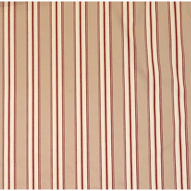 Ralph Lauren Ralph Lauren "Armagnac" Reversible Linen Blend Ticking Stripe- 5 Yards For Sale - Image 4 of 10