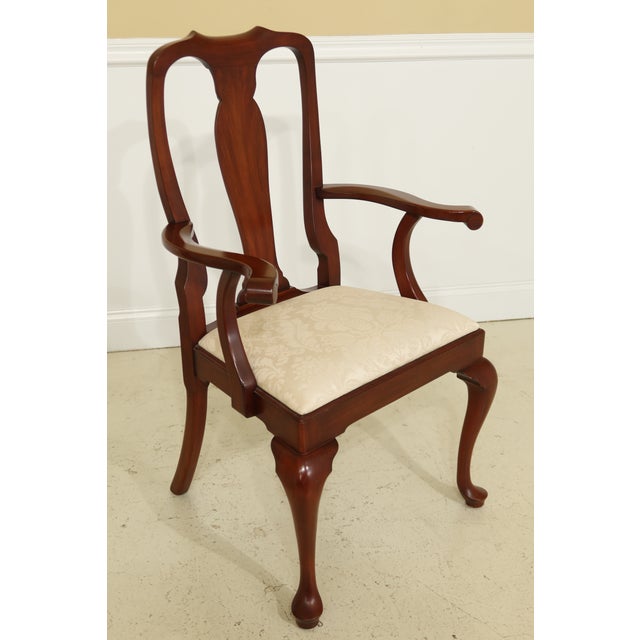 Set Of 6 Henkel Harris Cherry Dining Room Chairs Chairish