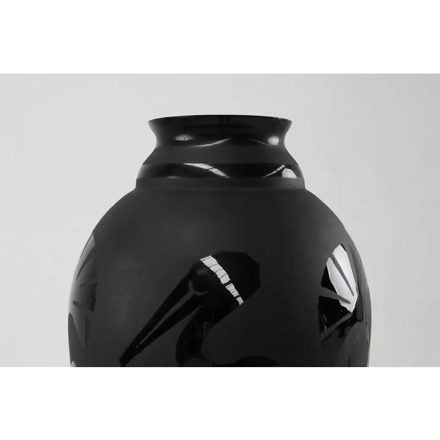 Mid-Century Modern Large Belgian Vase by Paul Heller, 1930s For Sale - Image 3 of 10