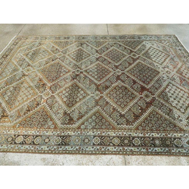 Textile Galerie Shabab Collection Early 20th Century Persian Afshar Carpet For Sale - Image 7 of 10