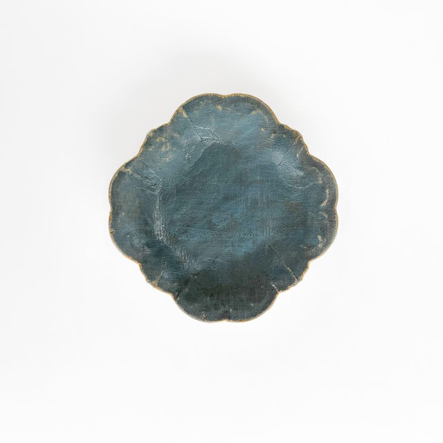 Figurative Wall Art Installation: Composition of Ceramic Plates and Oil on Canvas - "Tropical Moonlight" - Set of 5 For Sale - Image 3 of 11