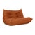 Togo 2-Seater Sofa in Brown Fabric by Michel Ducaroy for Ligne Roset For Sale - Image 9 of 9