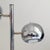 Vintage 1970s chrome lamp Height: 62 cm Width: 44 cm Depth: 20 cm Base diameter: 20 cm Glass diameter: 16 cm European Plug...