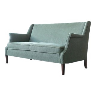Classic Midcentury Danish Frits Henningsen Settee, Ca. 1950 For Sale
