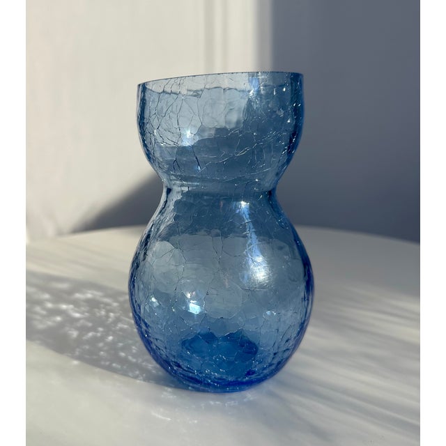 Venice & Murano Co. Murano Barbini Glass Vase Hand Blown Italy 1960s Mid Century Modern For Sale - Image 4 of 7