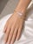 Beautiful estate bangle bracelet crafted in 14K yellow gold, featuring a striking snake design adorned with brilliant...