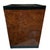 Traditional Late 20th Century Walnut Burl Wood Wastebasket For Sale - Image 3 of 4