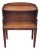 Mid 20th Century Tiered Mahogany Bedside Table Nightstand For Sale