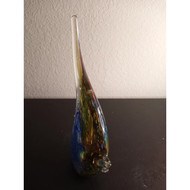 This is a STUNNING Murano Like Millefiore Art Glass 6"x9" Fish Figurine. Procured at auction