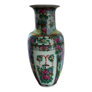 Late 20th Century Rose Medallion Vase