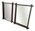 Wooden Wall Mirrors, 1960s, Set of 2 For Sale