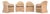 Set of Four Ralph Lauren Style Joshua Tree Dining Armchairs For Sale