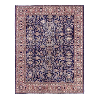 Large Vintage Unique Oushak Rug - 9`10" X 12`8" For Sale