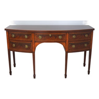 Baker Historic Charleston Mahogany Inlaid Sideboard For Sale