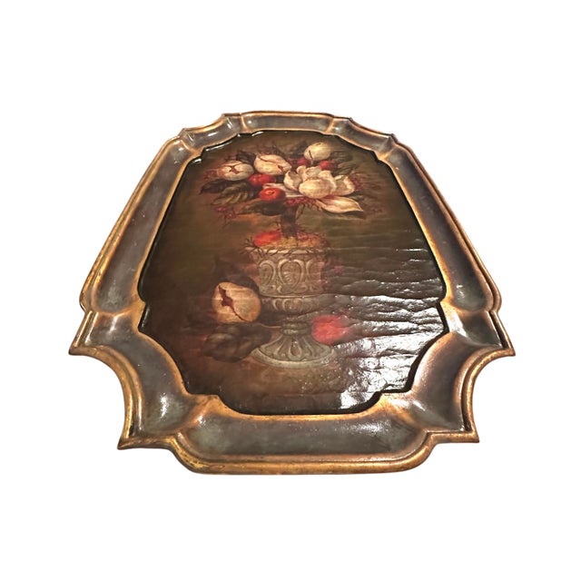 Vintage Homco Large Floral Still Life Wall Plaque "Magnolias & Pomegranates" by Robbie Meyer For Sale - Image 10 of 12