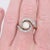 Metal Antique Pearl and Diamond Tourbillon Ring, Size 9.5 For Sale - Image 7 of 7
