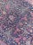 1950s Semi-Kelleh Garrus Design in Berry, Plum & Indigo Rug 7.9 x 16.3 For Sale - Image 5 of 13