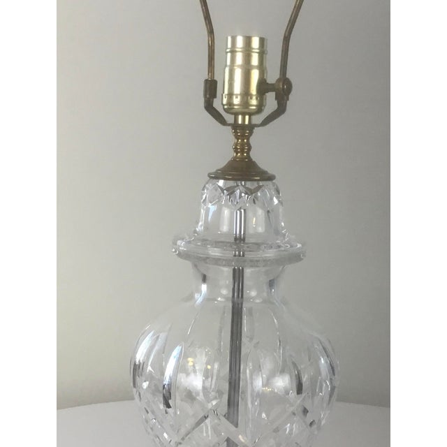Waterford Crystal “Lismore” Ginger Jar Lamp Chairish