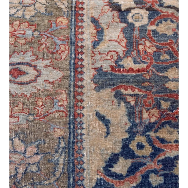 MANSOUR Late 19th Century Handwoven Traditional Wool Tabriz Runner For Sale - Image 4 of 5
