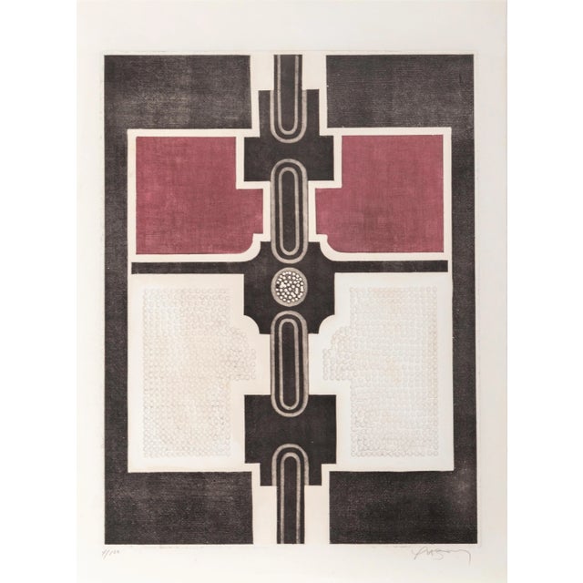 1970s Marcos Yrizarry, Sin Titulo I, Etching For Sale - Image 5 of 5