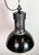 Large Industrial Black Factory Pendant Lamp with Cast Iron Top from Elektrosvit, 1950s For Sale - Image 9 of 18