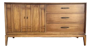 Mid Century Modern Walnut Credenza