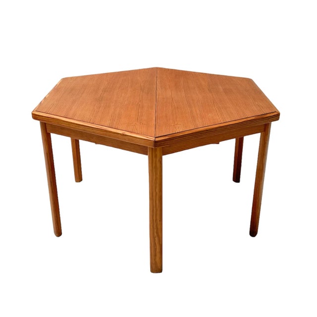 Mid-Century French Modern Pine Extendable Dining Table, 1970s For Sale - Image 4 of 13