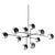 Metal Celine Ten Light Black Nickel Pendant Light by MUG For Sale - Image 7 of 7