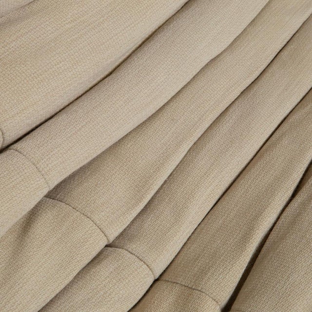 Togo 3-Seater Sofa in Cream Fabric By Michel Ducaroy for Ligne Roset For Sale - Image 5 of 17