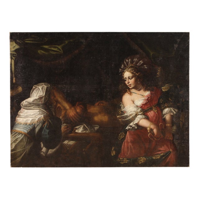 Italian Artist, Judith and Holofernes, 1720, Oil on Canvas For Sale