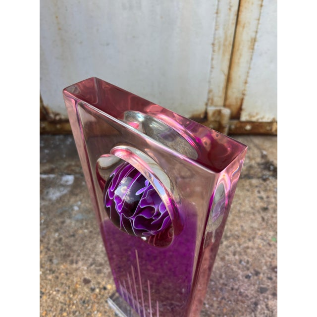 Modern Shlomi Haziza Colorful Lucite Sculpture For Sale - Image 3 of 10
