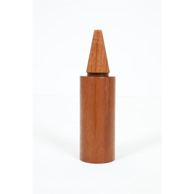 Mid-Century Danish Teak Pepper Mill from Peugeot, 1970s For Sale - Image 4 of 7