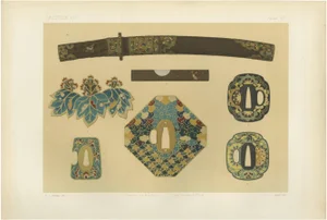Audsley, Japanese Sword Fittings and Ornaments, 1884, Paper