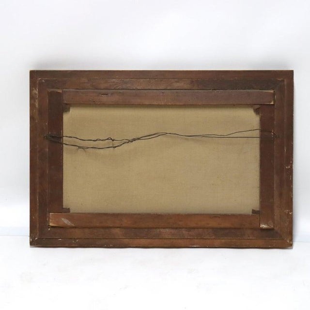 Gilt Framed Oil on Canvas Music Themed Painting With Banjo by M. Morris C1886 For Sale - Image 9 of 9