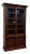 Classic English Bookcase with Glass Sliding Doors For Sale