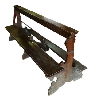 Antique Louis XV Italian Walnut Bench
