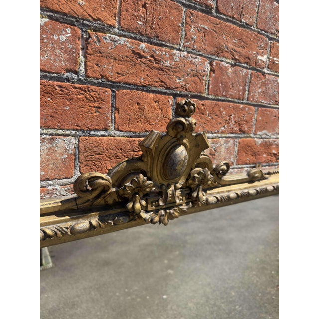W: 129cm (50.8")h: 149cm (58.7")d: 5cm (2") a superb large antique english 19th century carved wood & gesso gilt...