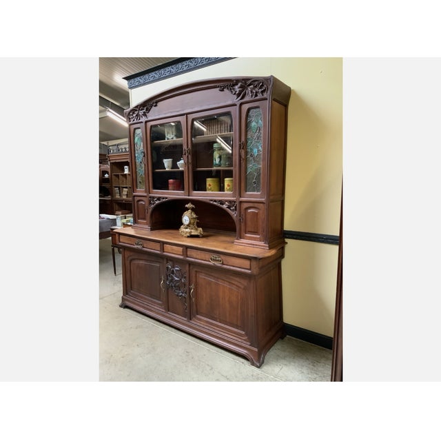 Antique Jugendstil Display Cabinet, 1910 For Sale - Image 10 of 13