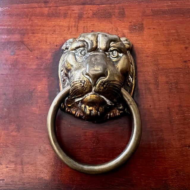 Small Regency Mahogany Linen Press For Sale - Image 6 of 7