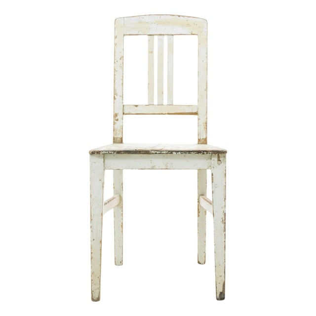 1910s Czech Wood Patinated Chair For Sale