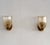 Art Deco Italian Brass and Murano Glass Wall Lights, 1990s, Set of 2 For Sale - Image 4 of 13