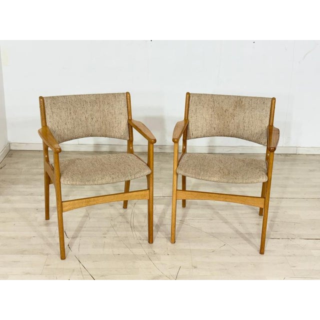 Mid-Century Danish Dining Armchairs by Erik Buch, Set of 2 For Sale - Image 14 of 14