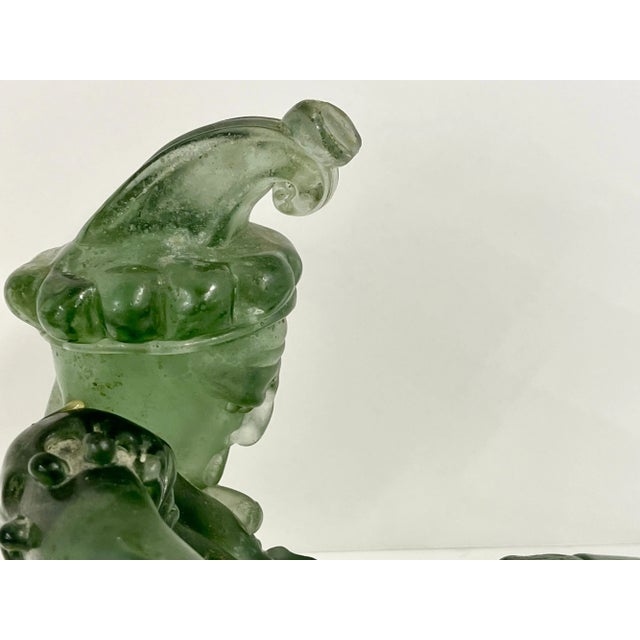 Glass 1980s Scavo Glass Jester Figure For Sale - Image 7 of 11