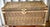 Vintage Woven Clothes Box with Brass Fittings For Sale - Image 4 of 4