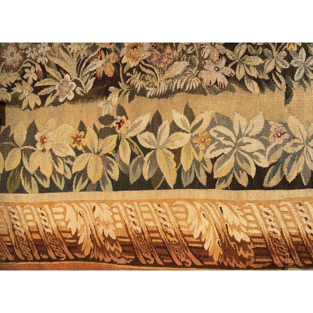 18th Century French “Spring” From Les Enfants Jardiniers Tapestry For Sale - Image 10 of 12