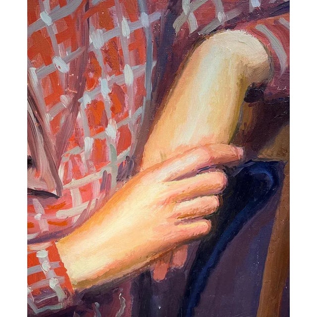 Armand Cacheux, Miss Cacheux 3, Oil on Canvas For Sale - Image 4 of 11