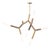 Regina Andrew Traveler Steel Chandelier, Natural Brass For Sale