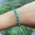 Regal 12 Ct Emerald & Diamond Line Tennis Bracelet in 925 Sterling Silver, 7 Inch For Sale - Image 10 of 14